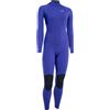 ION Element 5/4 Back Zip 2023 wetsuit woman, 34/XS, Concord blue