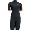 ION Element Shorty 2/2 Short Sleeve Back Zip 2023 wetsuit woman, 34/XS, Nero