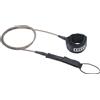 ION Surf Leash Core Ankle, 6', Nero