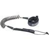 ION wing leash core coiled wrist, 4" (M), Nero