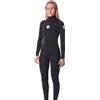 Rip Curl Women Dawn Patrol 4/3 Chest Zip 2023 Black, 8