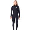 Rip Curl Women Dawn Patrol 5/3 Back Zip 2023 Black, 6