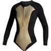 Mystic Sway Longarm Super Shorty 2/2mm Front zip Women, XS, Black / Gold