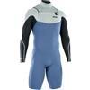 ION Element 2/2 Shorty Long Sleeve Front Zip 2023 wetsuit man, 46/XS, Cascade blue