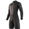 Mystic Brand Longarm Shorty 3/2mm Bzip Flatlock Black, XS