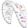 Duotone Evo SLS 2026 kite, 8m, White Concept Blue