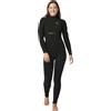 Rip Curl Women E Bomb 4/3 Zip Free Black wetsuit, 8