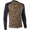 ION Rashguard Maze LS men checkered gold, 46/XS