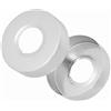 Your Day Mate Rosone in ottone DN20, 2 pezzi, dimensione Ø 60 x 25 mm, cromato, per copritubo, rosone di copertura, collare per tubi, sifone, copri rubinetto, sezione tubi, radiatore, rosone a spinta