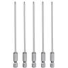 QUARKZMAN 5Pz #0 Punte Cacciavite Phillips PH0 1/4 Gambo Esagonale 4.33 (110mm) Lungo Acciaio S2 Magnetiche Inserti per Avvitatore Cacciavite Elettrico Punte Trapano 0.098 (2.5mm) Asta
