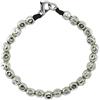 Spadarella Gioielli VLNET ® | Bracciale Spadarella Unisex | Argento 925 con Pepite da 6 mm | Lughezza 17 cm | Fatto a mano in Italia