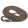 Akitsune Baca Collana | 3mm di larghezza | Catena per uomo e donna in acciaio inox Box Rolo con moschettone minimalista