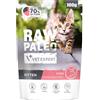 RAW PALEO Monoprotein Kitten Pork 100 g per gattini con carne di maiale