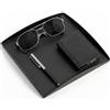 Situér Milano Svuotatasche Design Moderno 20x20cm con Bordi Curvi in Metallo Verniciato Nero Made in Italy - Vassoio Portaoggetti Versatile, Elegante e Raffinato