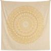 Craft Trade Mandala Giallo Arazzo Telo da Parete Indiano Arazzi Appeso al Muro Boho Tapestry per Della Casa Soggiorno e Camera da Letto- 127 x 152 cm