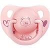 imbaby ciuccio glamour con copri tettarella 0-6m rosa