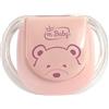 imbaby ciuccio eva-line con copri tettarella 0-6m rosa
