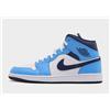 Jordan Mens Jordan Air 1 Mid - Blu, blu