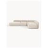 Westwing Collection Divano angolare componibile XL in bouclé con chaise longue Wolke