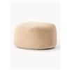 Westwing Collection Pouf ovale in bouclé Wolke