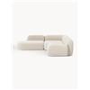 Westwing Collection Divano angolare componibile 4 posti in bouclé con chaise longue Wolke
