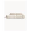 Westwing Collection Chaise longue componibile 3 posti in bouclé Wolke
