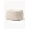Westwing Collection Pouf ovale in bouclé Wolke