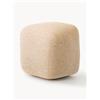 Westwing Collection Pouf alto in bouclé Wolke