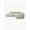 Westwing Collection Divano angolare componibile 4 posti in bouclé con chaise longue Wolke