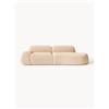 Westwing Collection Chaise longue componibile 3 posti in bouclé Wolke