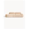 Westwing Collection Chaise longue componibile 3 posti in bouclé Wolke