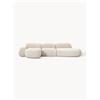 Westwing Collection Divano angolare componibile 4 posti in bouclé con chaise longue Wolke