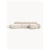 Westwing Collection Divano angolare componibile 4 posti in bouclé con chaise longue Wolke