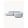 Westwing Collection Divano angolare componibile 4 posti in bouclé con chaise longue Wolke