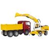 Bruder BRD02751 Camion MAN TGA con Scavatrice Liebherr