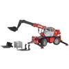 Bruder BRD02129 Manitou MRT 2150 con braccio meccanico e accessori