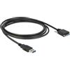 Delock Cavo USB3.0 Delock A -> Micro-B St/St 3,00m con vite