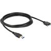 DELOCK USB3.0 Kabel A -> Micro-B St/St 2.00m mit Schr
