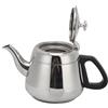 Beufee Bollitore per tè, teiera a induzione Bollitore per tè con flauto Piano cottura in acciaio inossidabile Bollitore per tè con filtro Teiere per piano cottura Acqua calda(1.5L)