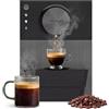 Cecotec Macchina da Caffè Superautomatica Compatta Cremmaet Cube. 1350W, Sistema Pressatura 10g, Pre-Infusione, 19 Bar, Sistema Thermoblock, 5 Livelli Macinatura, Pannello Controllo Tattile
