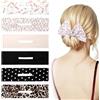 UOCAI 6 Pezzi Ciambelle per Chignon Twist Curler Donut Francese Strumenti Strumento per Magico Articolo per Raccogliere Chignon Facile per Capelli Donna Accessori per Acconciature