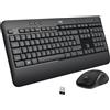 Logitech 920-008685 tastiera mouse incluso universale rf wireless qwerty us international nero, bianco