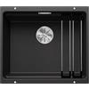 BLANCO ETAGON 500-U 522227 Lavello da cucina in SILGRANIT, per mobile base da 60 cm di larghezza, installazione sottotop, grigio