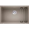 BLANCO ETAGON 700-U 525174 Lavello da Cucina in Granito Sotto-Top per Basi di Lavello con Larghezza di 80 cm, SILGRANIT, Marrone