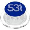 City & State Omaha Nebraska 531 Codice area Residente locale Americano PopSockets PopGrip per MagSafe
