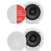 Pyle Altoparlanti da Incasso 16,5 Centimetri, Casse Audio 2 Vie con Tweeter a Cupola in Titanio 2,5 Centimetri, Risposta Frequenza 65Hz-22kHz, 250 Watt Picco