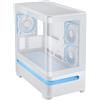 ASUS PRIME AP202 ARGB Midi Tower Bianco, Chassis Tower - 90DC00P3-B19000