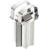 Städter Staedter pieghevole Cinnamon Star Professional Cookie cutter, argento,, Acciaio inossidabile, Silver, 4 cm