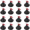 Beufee Ago magnetico rombo con base, 16pcs rhombus piccolo ago a forma di diamante aghi di fisica strumento di insegnamento