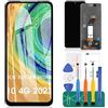 SRJTEK per Xiaomi Redmi 10 4G 2021 Sostituzione dello Schermo per Redmi 10 Prime Display LCD per Redmi 10 5G 2022 Touch Screen 21061119AG Kit di Parti di Riparazione di assemblaggio digitalizzatore (Nero)